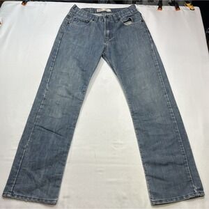 Levi's 514 Men's Straight Fit Jeans Casual Work Wear Classic Blue‎ Denim 28x28